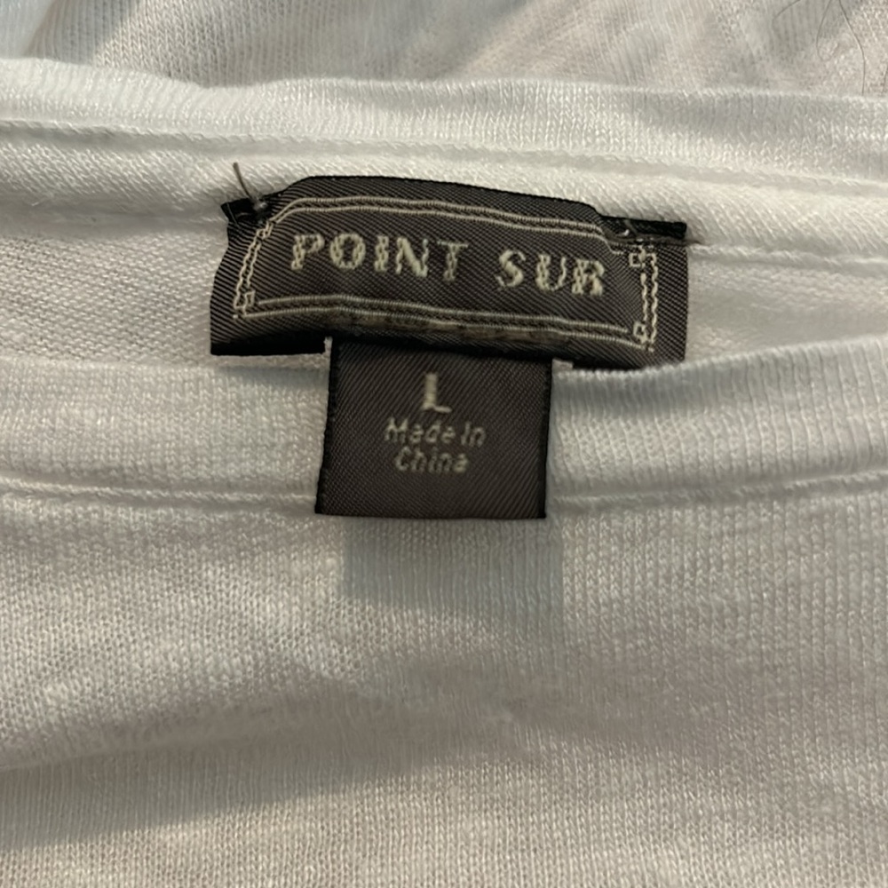 J Crew point sur linen roll cuff tee - Picture 5 of 6